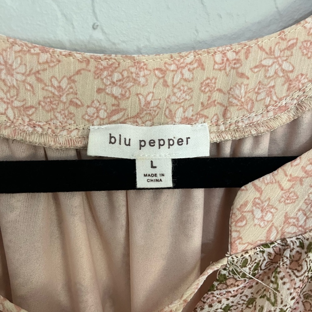 Blu pepper PAISLEY RUFFLE DRESS - Picture 4 of 4